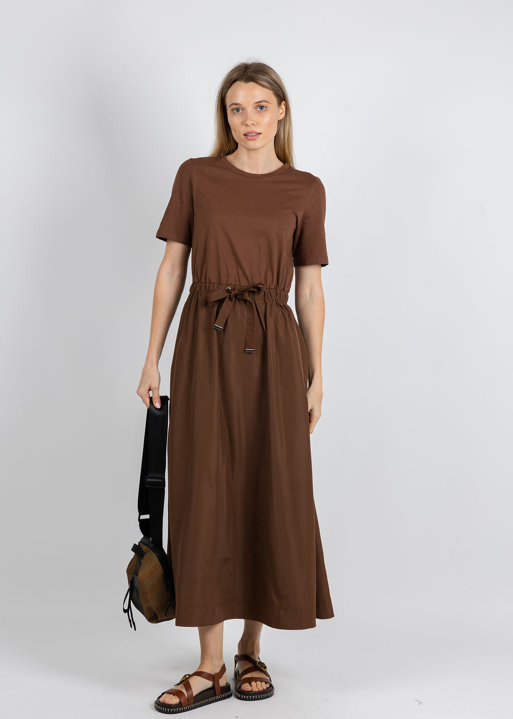 T-Shirt Maxi Dress Fondue Fudge