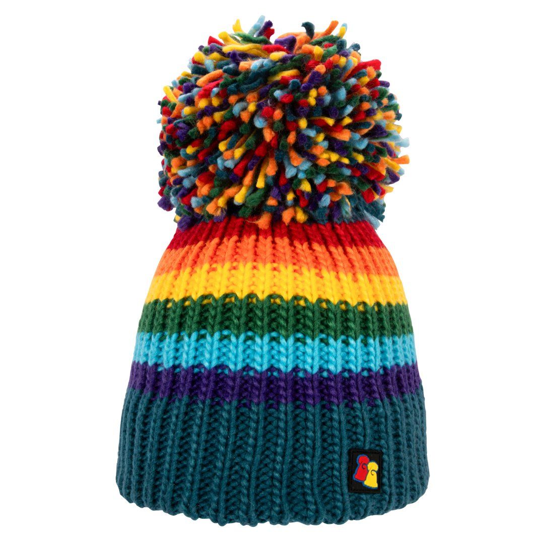 Big Bobble Acrylic Beanie Hat
