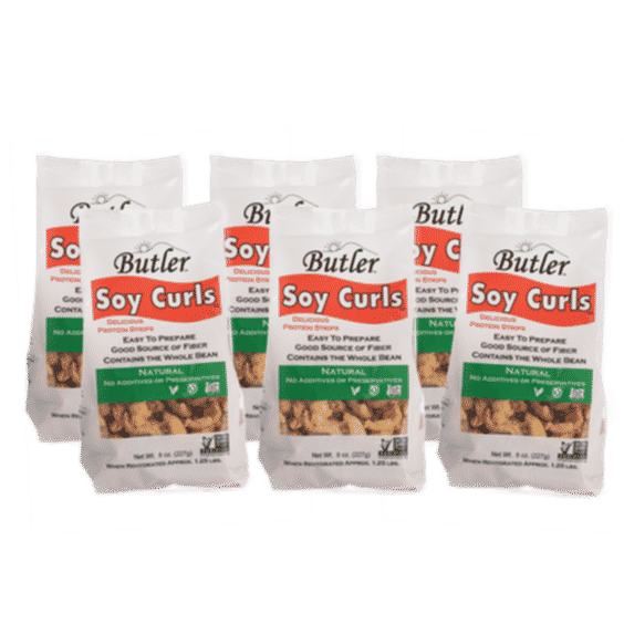 Soy Curls - 6 x 8 oz