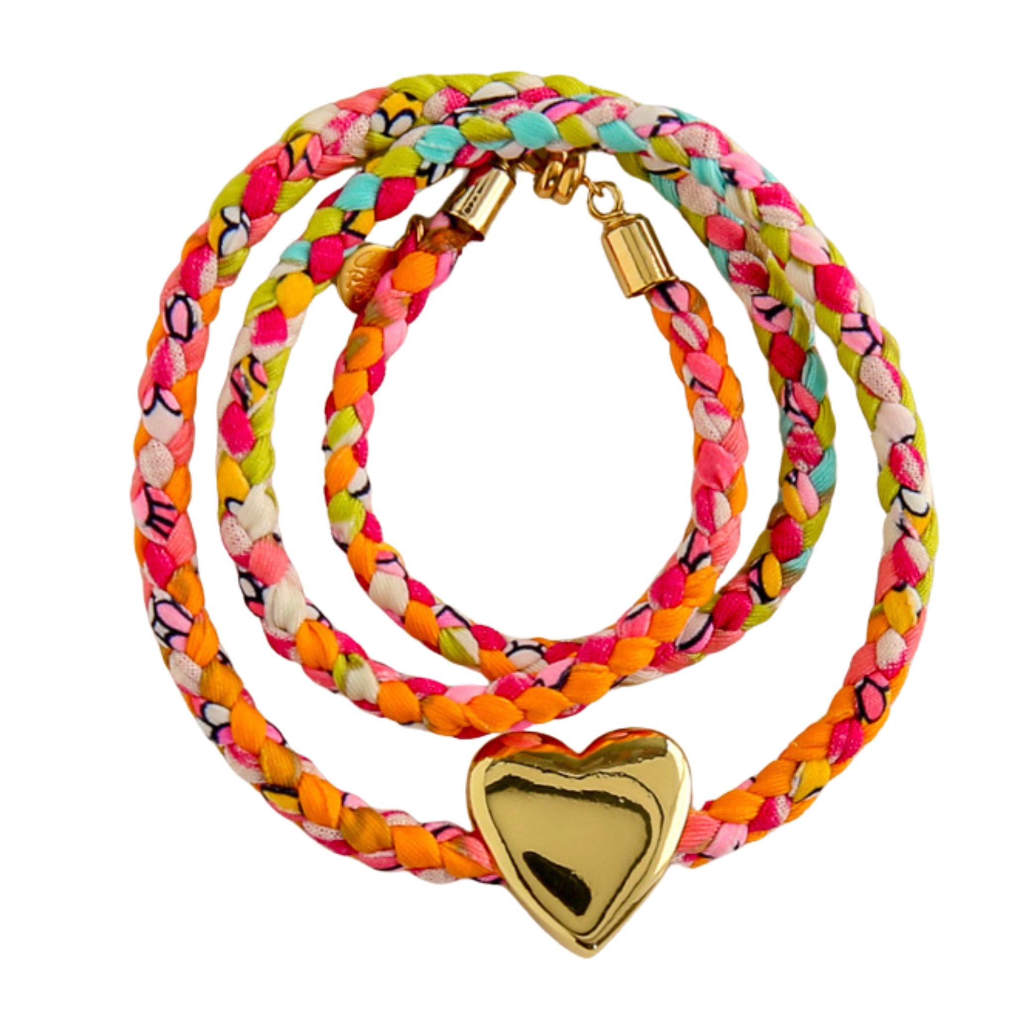 Isla Wrap with Heart or Initial Bracelet