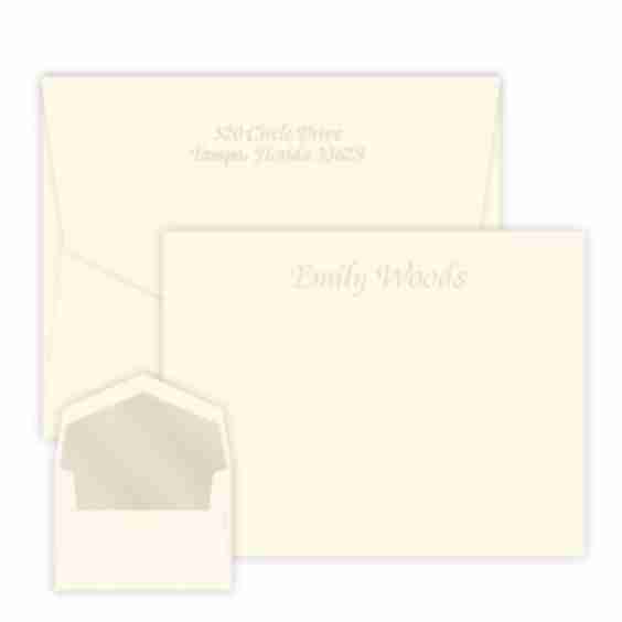 Mayfair Card - Embossed