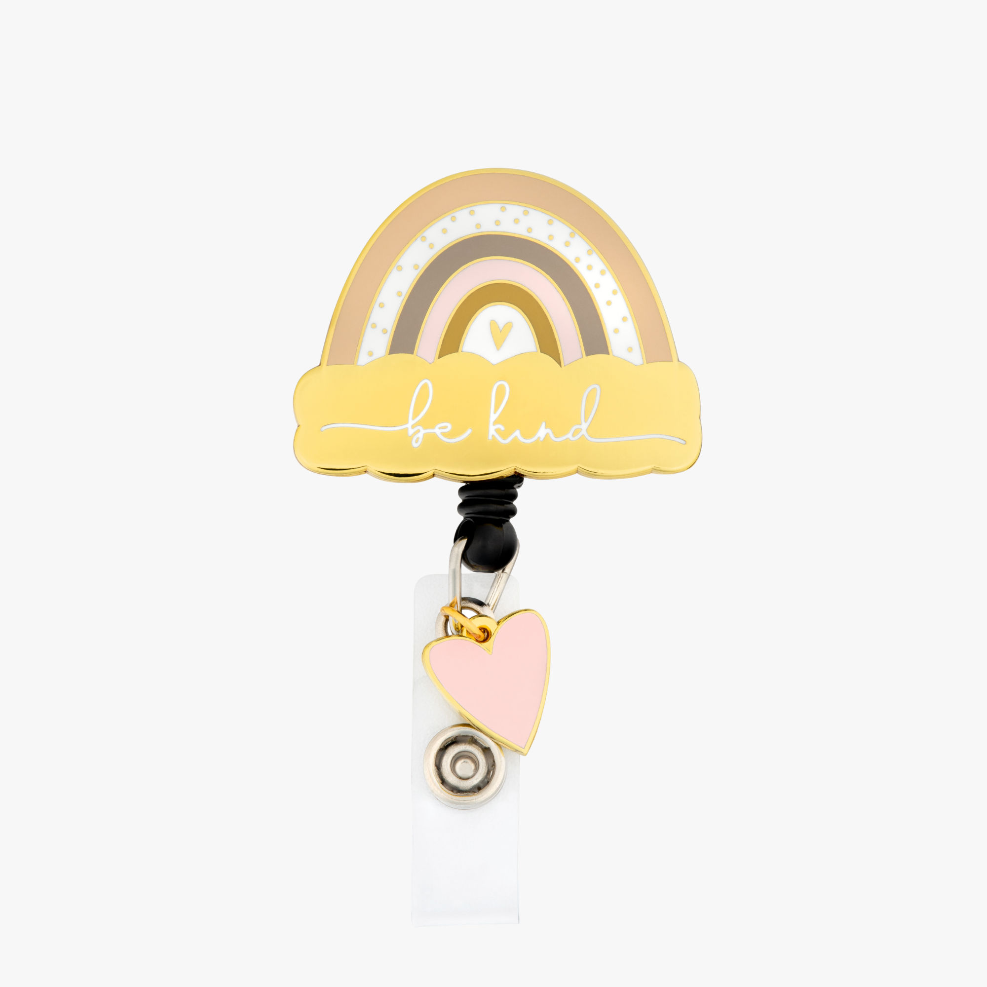 Retractable Nursing Badge Reel with Charm