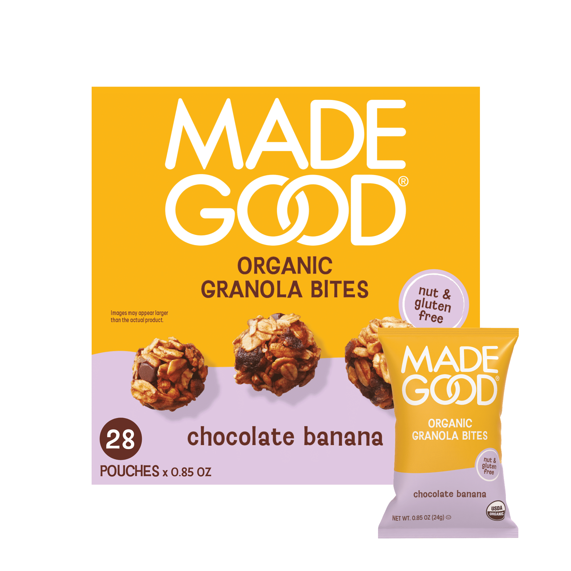 Chocolate Banana Granola Bites