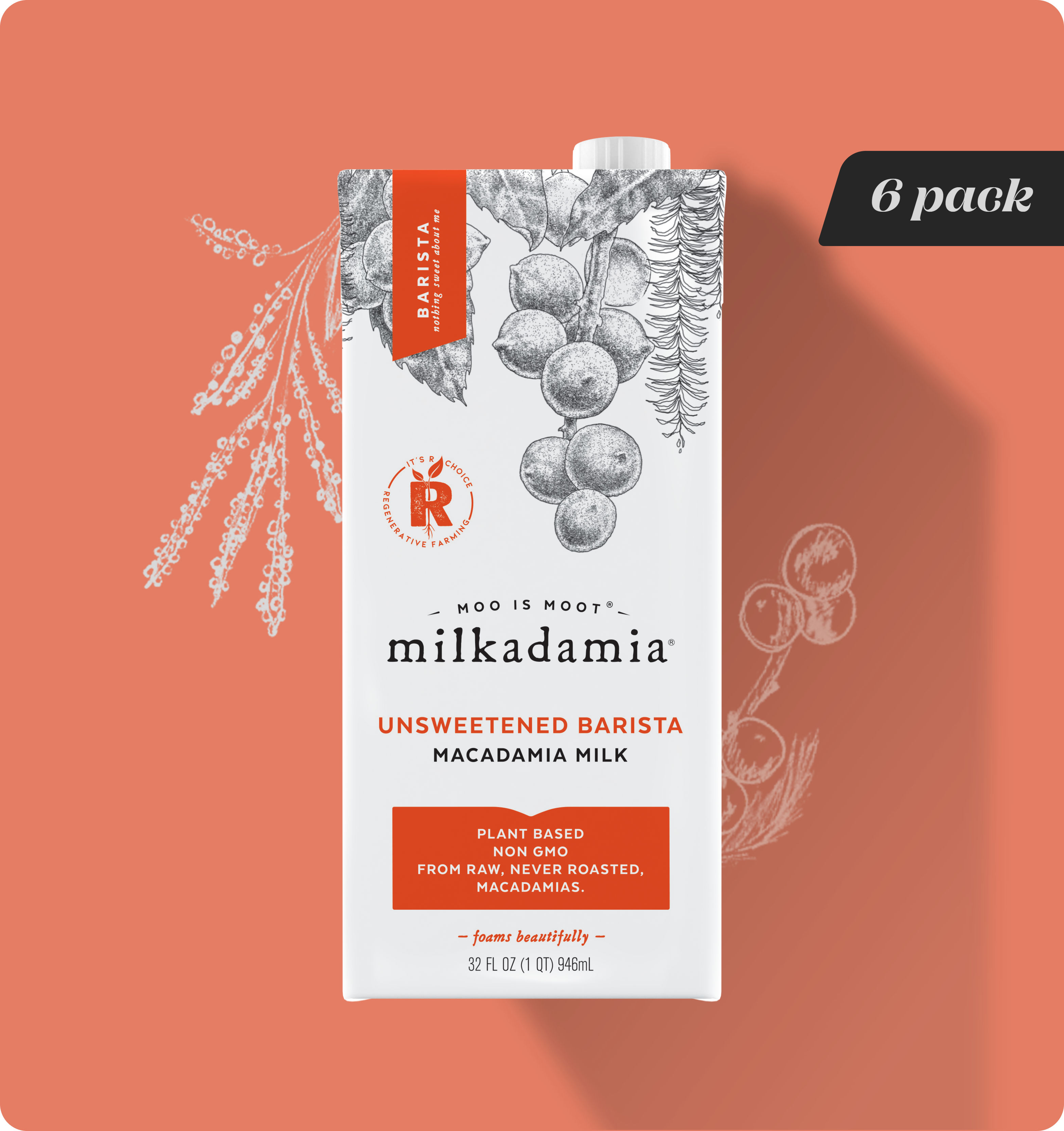 Unsweetened Barista Macadamia Milk