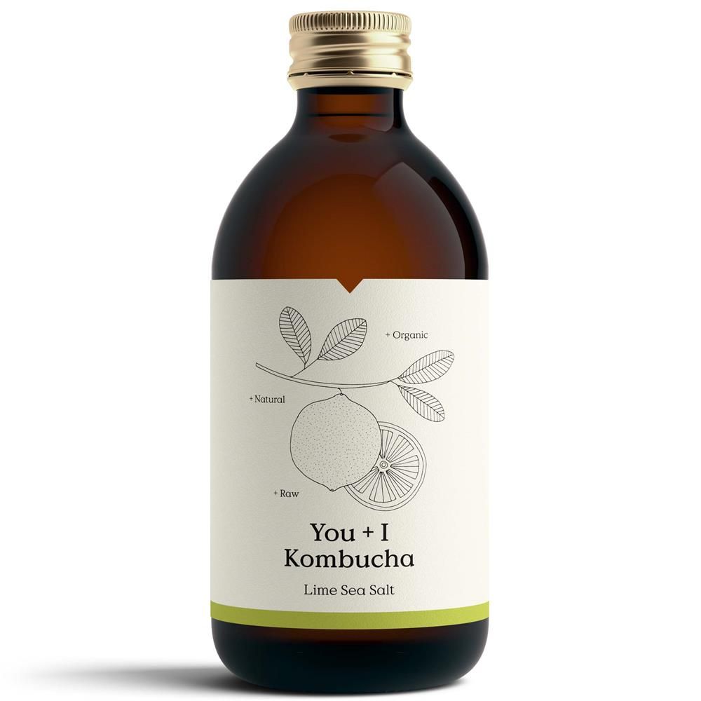 Kombucha Lime Sea Salt Organic 330 Ml Sold In Multiple Of 4