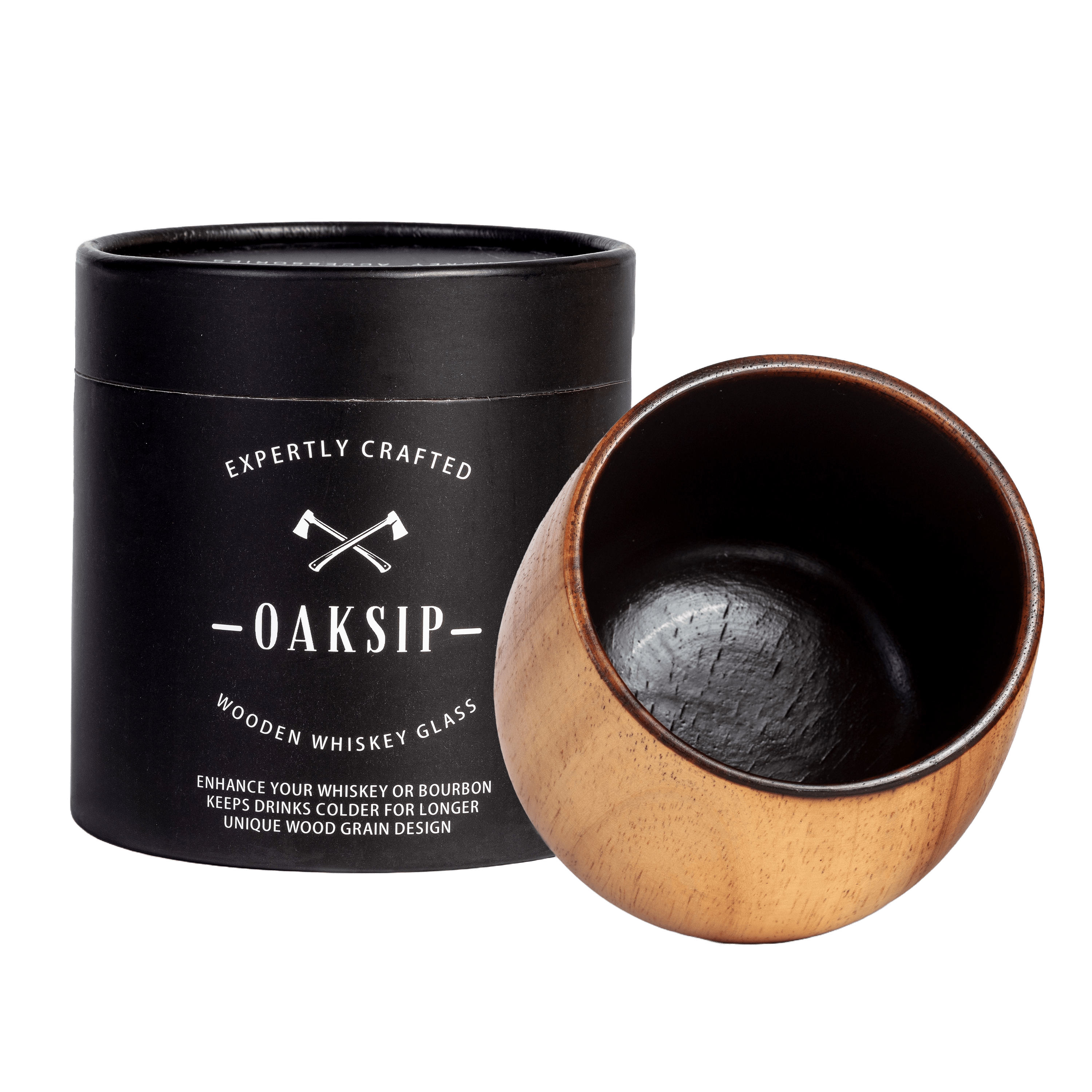 Charred Oak Whiskey & Bourbon Glass