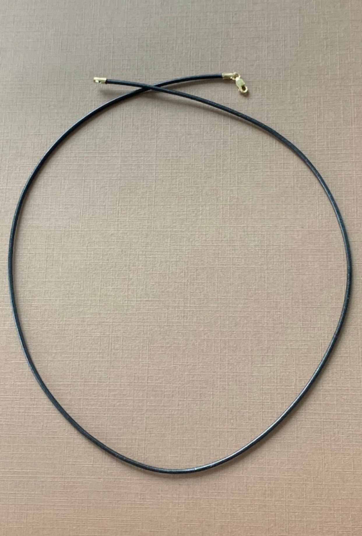 Natural Leather Cord Pendant Necklace