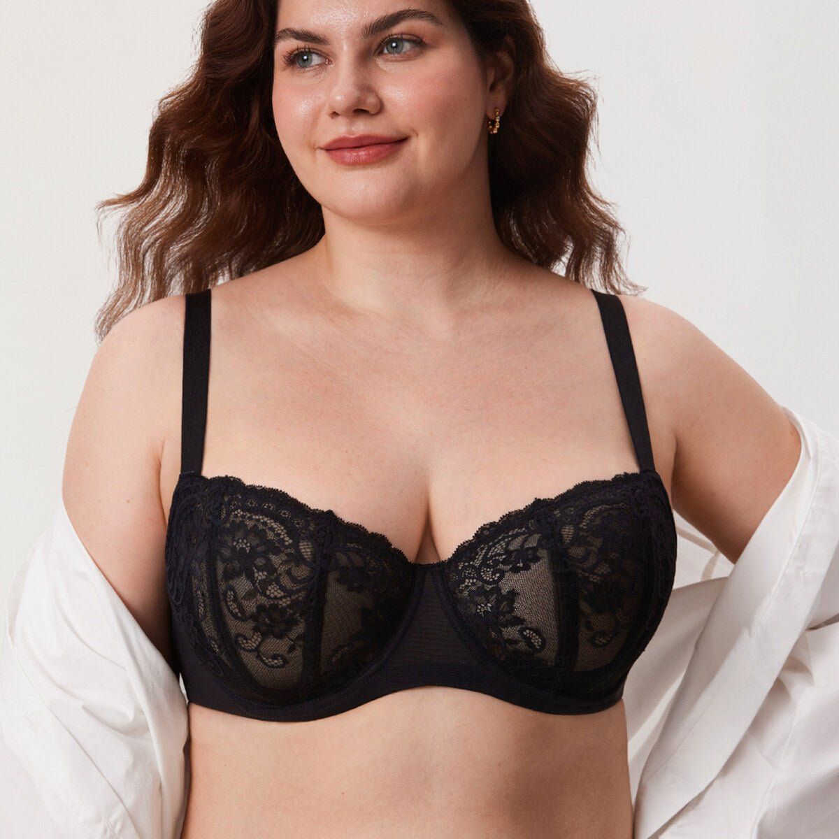 Lace Balconette Underwire Bra
