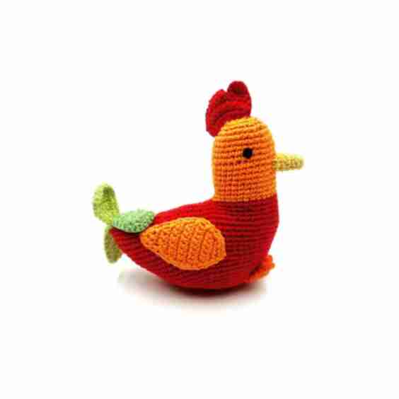 Pebble Rooster Toy