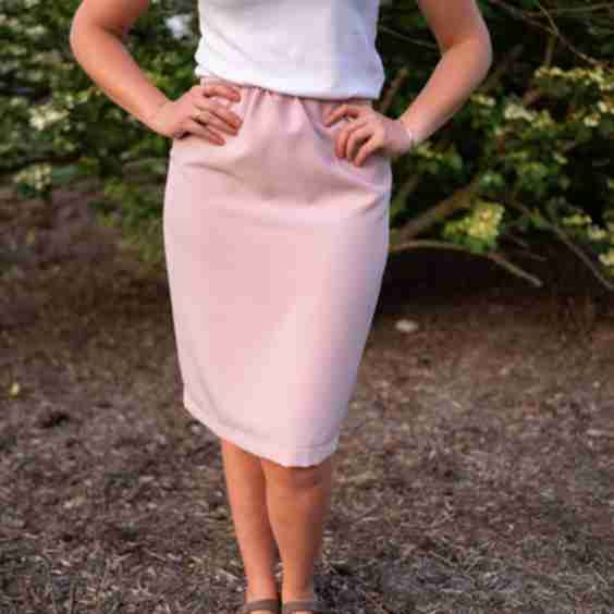 'Charlotte' Knit Midi Skirt