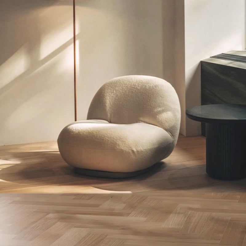 Curvy Berber Fleece Pacha Chair