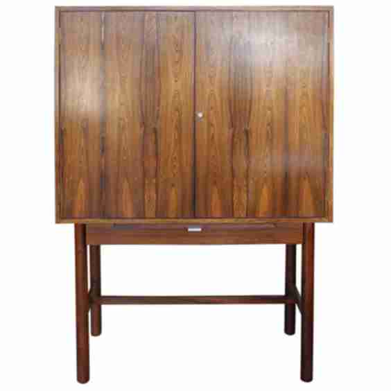 Rosewood Dry Bar Liquor Cabinet