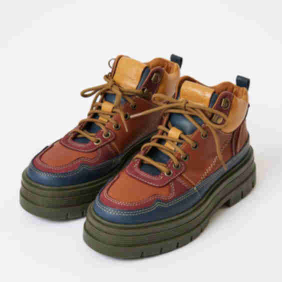Derek Mix Leather Boots