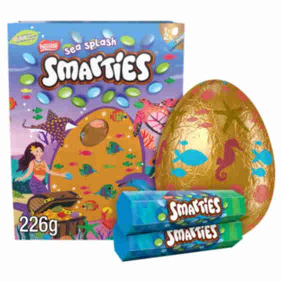 Sea Splash Milk Chocolate Giant Easter Egg 226g