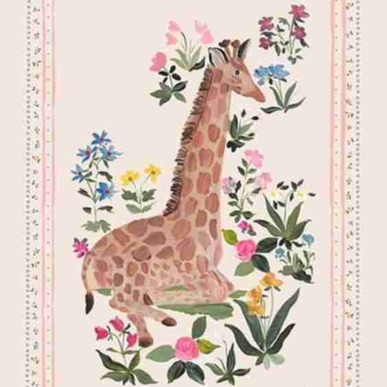 Giraffe Miniature Art