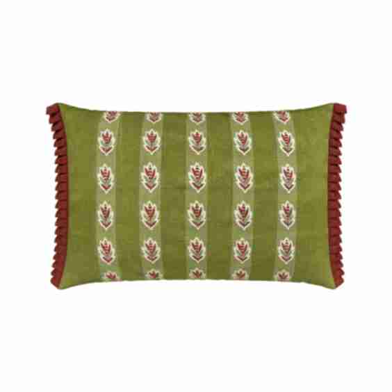 Pure Cotton Arils Garden Print Cushion