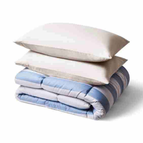 Striped 10.5 Tog Coverless Duvet Set