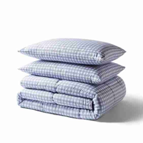 Gingham 10.5 Tog Coverless Duvet Set