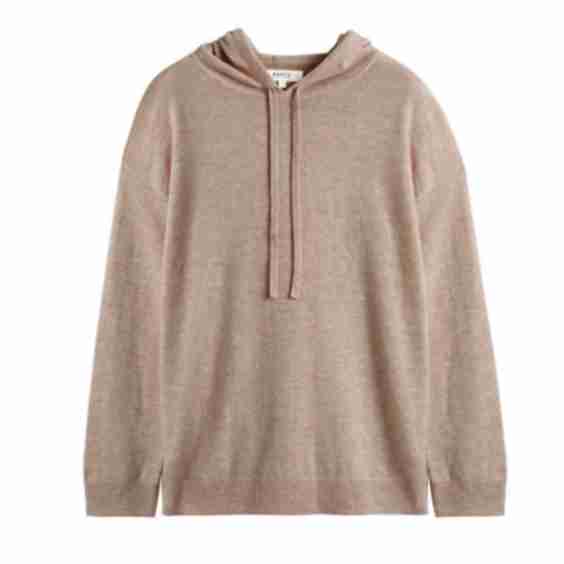  Wool and Cashmere-Blend Hoodie