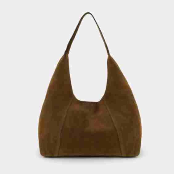 Suede Shoulder Bag