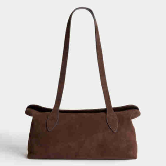 Suede Bowler Bag