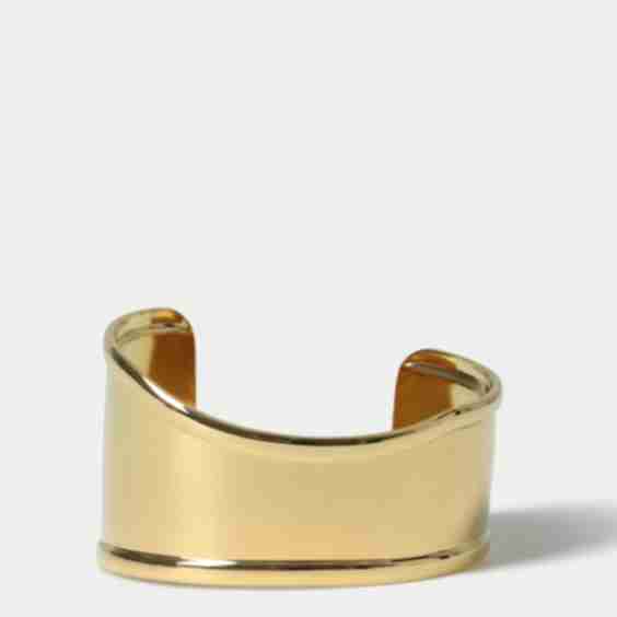 Stainless Steel Wave Cuff