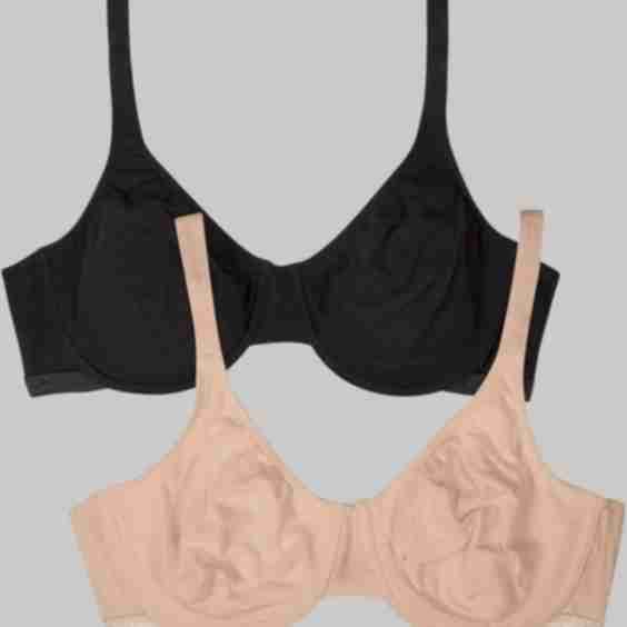 Cotton Stretch Extreme Comfort Bra, 2-Pack