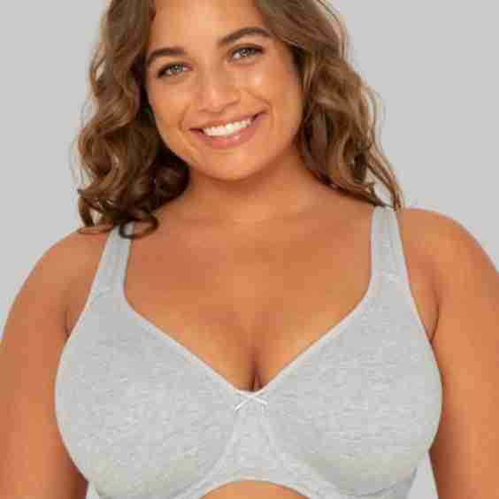 Plus Size Beyondsoft Cotton Unlined Underwire Bra