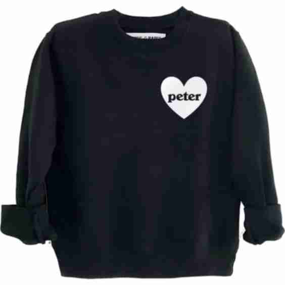 Heart U Most Personalized Youth Sweatshirt Black