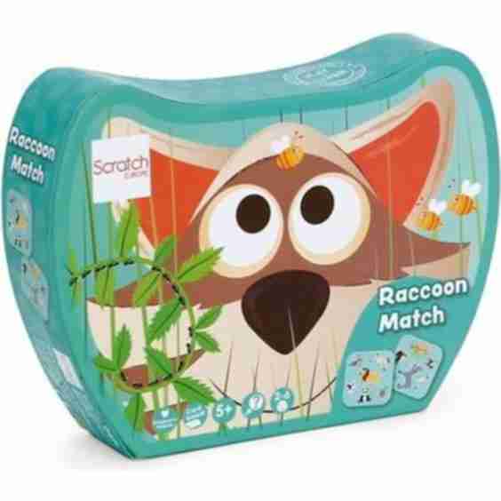 Compact Matching Game Raccoon