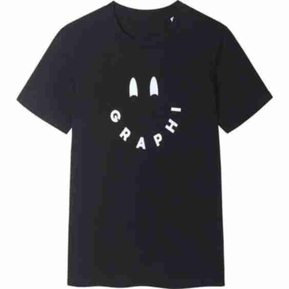 Artie Crew Neck Tee With Smile Logo 