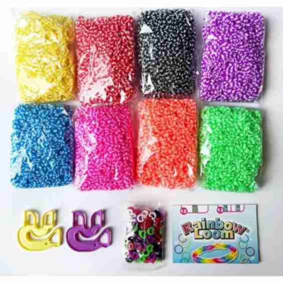 Friendship Making Bracelets Dots Rubber Band Treasure Box Edition