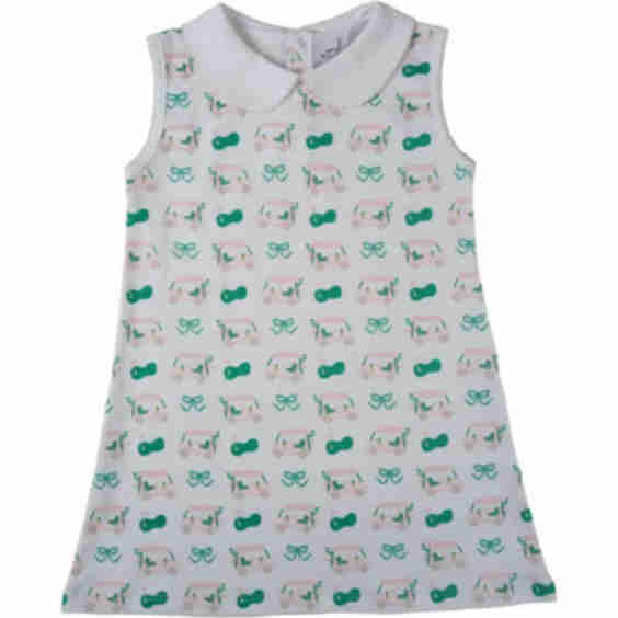 Tee Time Golf Dress White