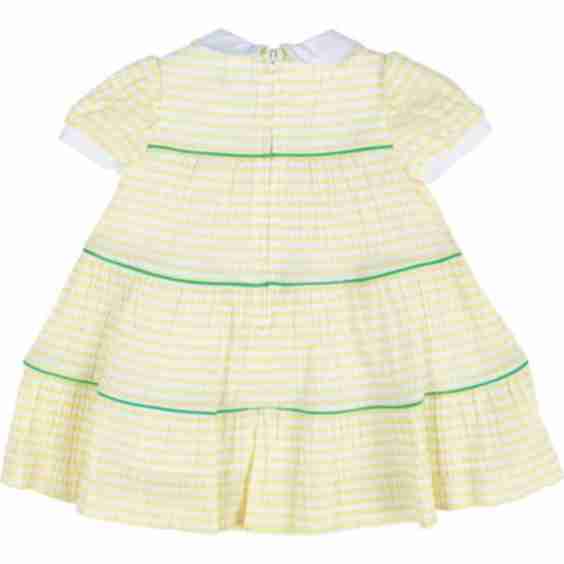 Stripe Dress With Flowers