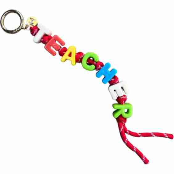 Teacher Bag Charm 