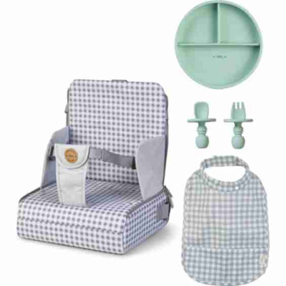 Gray Vichy Feeding Fun Portable Booster Feeding Set