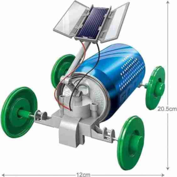 4 M Green Science Solar Rover Diy Steam Powered Kids Science Kit
