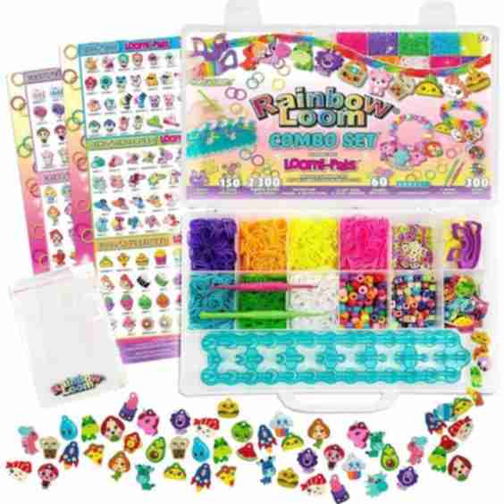 Loomi Pals Mini Combo Friendship Bracelet Making Craft Set W 2 100 High Quality Latex Free Rubber Bands 150 G Clips 60 Charms