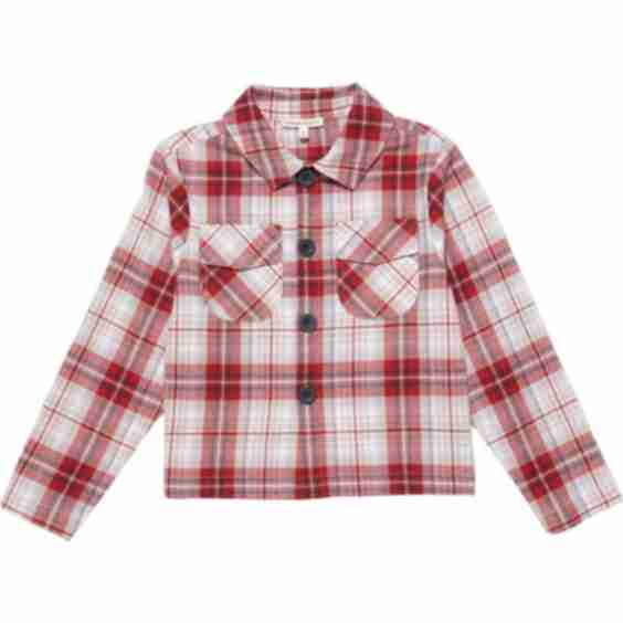 Flannel Shirt in Jazzberry Plaid
