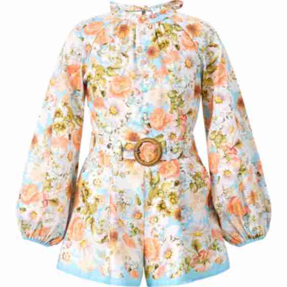 Daphne Long Sleeve Romper,