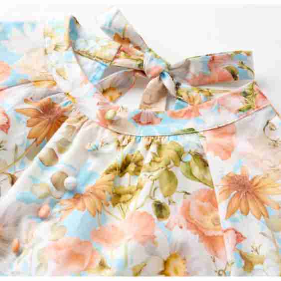 Daphne Long Sleeve Romper Floral