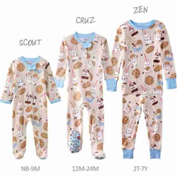 Zen 2 Piece Pajama Milk N Cookie Crew