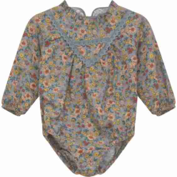 Floral Print Woven Bubble Floral