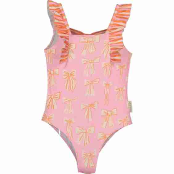 Beach Stripes and Bows Swimsuit