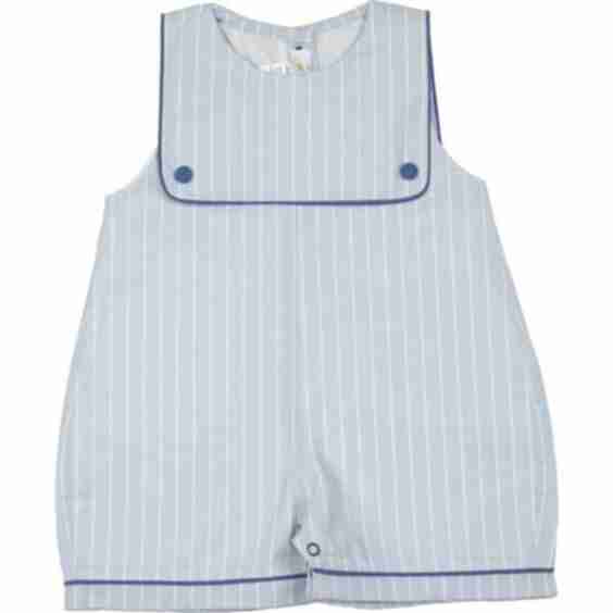 Striped Nautical One Piece, Blue Multi