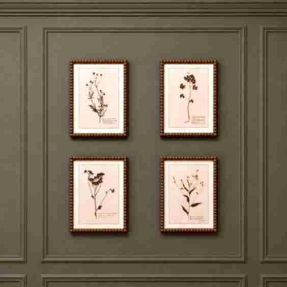 Set Of 4 Floral Wall Pictures
