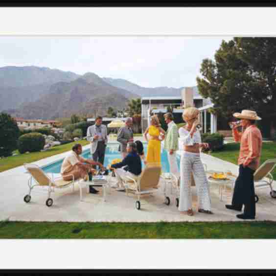 Slim Aarons Desert House Party 1970