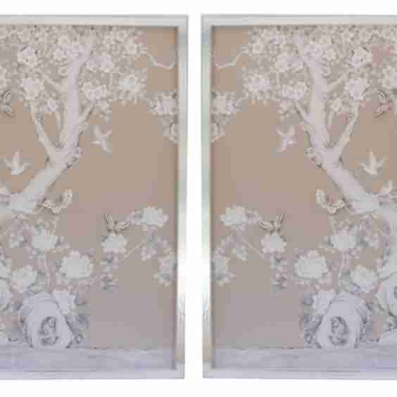 Ariel Okin X Dawn Wolfe Nude Tree Diptych