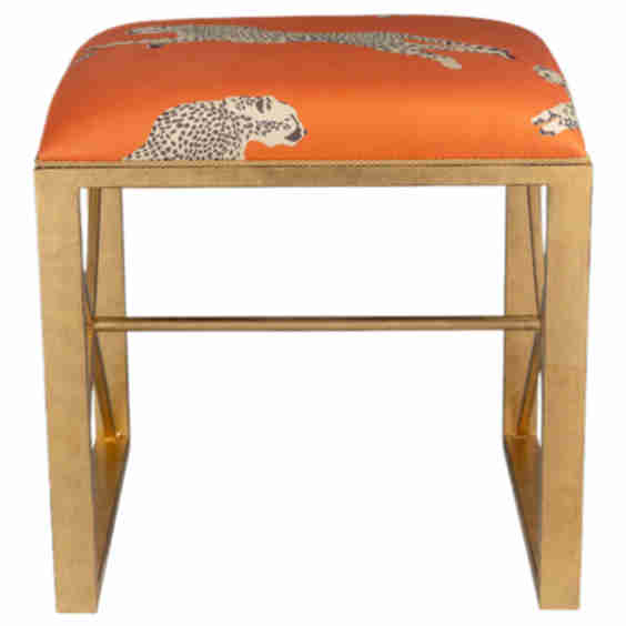 Medallion Single Leaping Cheetah Bench