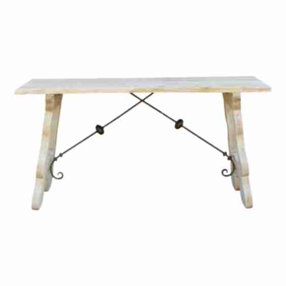 Bleached Wood Spanish Tavernera Table